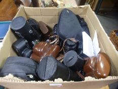 Quantity of cameras and lenses mainly SLRs