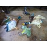 Beswick flying mallard wall plaque and other birds