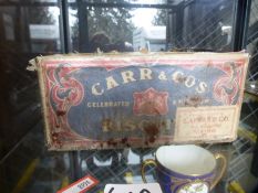 Carr & Co Marie unopened WW11 biscuits. handed down from family generations from a General in the wa