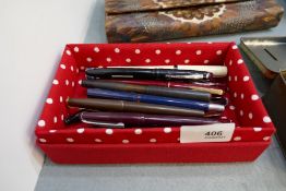 Mixed fountain pens and others