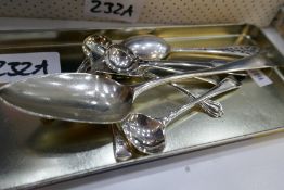 Very nice cased large silver fruit knife with mother of pearl handle possibly, Sheffield 1924, Thoma