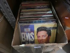 A box of LP to include Elvis and Classical