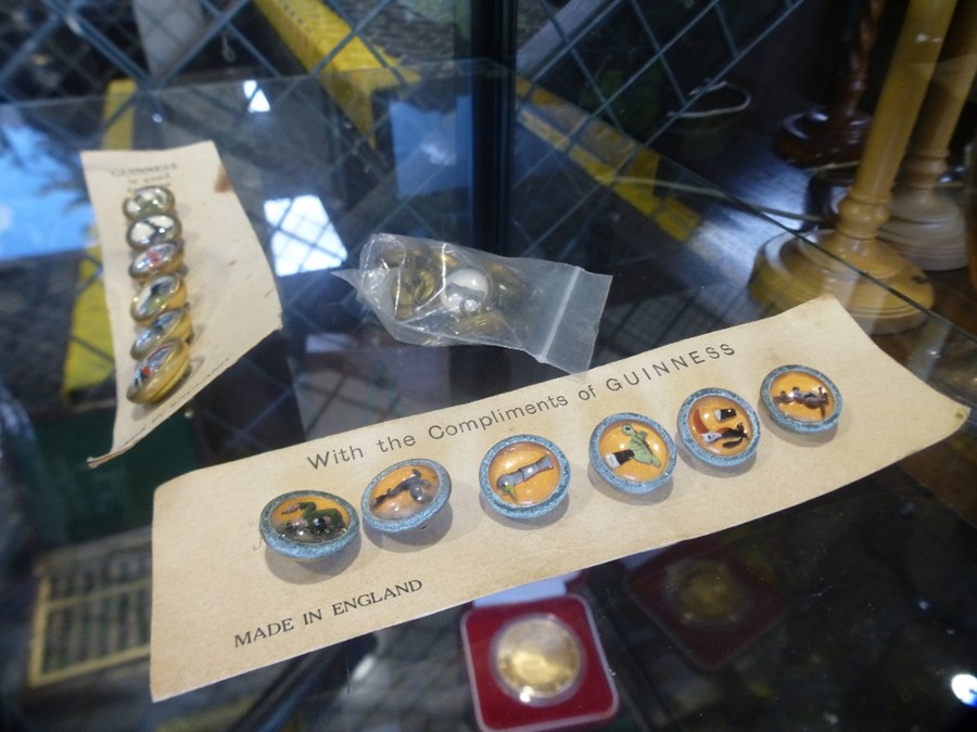 3 Sets of Guinness buttons and Guinness items - Image 3 of 4