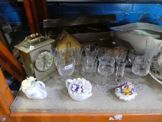 Selection of various china and glass including Copeland ware including sundries, vintage cigarette c