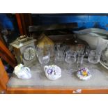 Selection of various china and glass including Copeland ware including sundries, vintage cigarette c