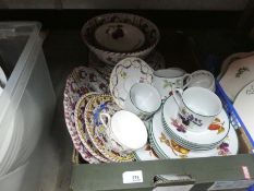 Mixed china including Worcester etc