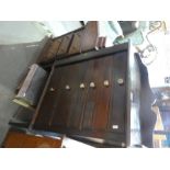 Six drawer music cabinet