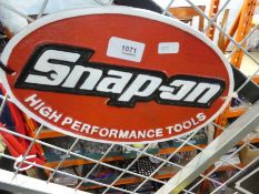 Snap-on sign