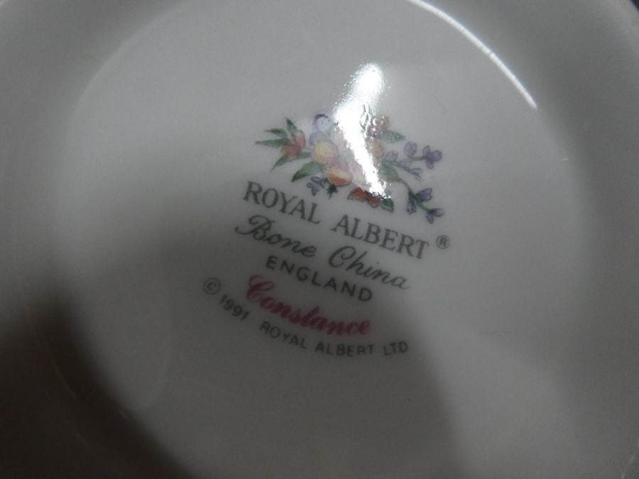 A quantity of Royal Albert Constance part tea set, including tureens, plates, sauce boat, etc - Image 2 of 2