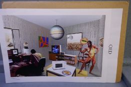 Richard Hamilton, a coloured print 1993, signed in pencil, numbered 4367/5000, produced for the BBC