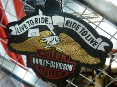 Born to Ride sign