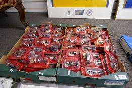 Two trays of Del Prado military figures and similar, in original blister packs