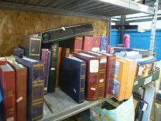 A large quantity of photograph and postcard albums, some of local scenes and mainly ships and a box