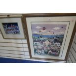 Wooster Scott, a pencil signed print of "The Independence Day Parade" and one other smaller unsigned