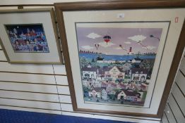 Wooster Scott, a pencil signed print of "The Independence Day Parade" and one other smaller unsigned