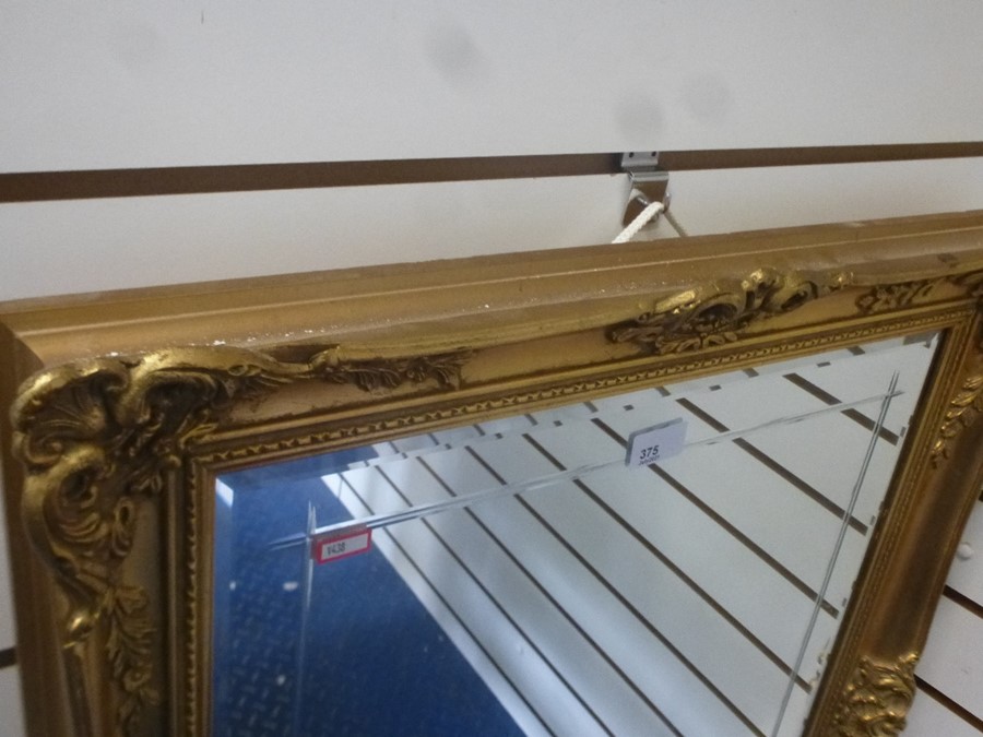 A modern gilt wall mirror, height 83cm - Image 2 of 4