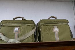 Quantity of Antler pale green luggage