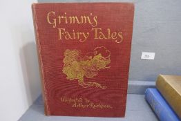 Arthur Rackham 'Grimm's Fairy Tales' by Constable and Company Ltd, London 1909, with red cloth cover