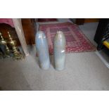 A pair of Naval 6" Artillery shells, 54cm tall