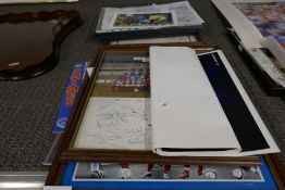 Portsmouth football club, a quantity of signed photographs, teams photographer, etc