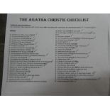 A large box of Agatha Christie novels mostly paperback published by Fontana, full list available