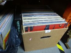 A selection of LPs, including Queen, Elton John and Rod Stewart