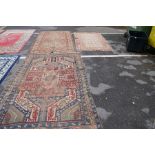 Three various geometric rugs the largest 236 x 149cm