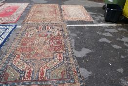 Three various geometric rugs the largest 236 x 149cm