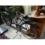 1930 Bicycle with leather saddle AF