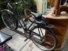 1930 Bicycle with leather saddle AF