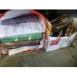 A bag of various LPs and 45s to include Cliff Richard, etc