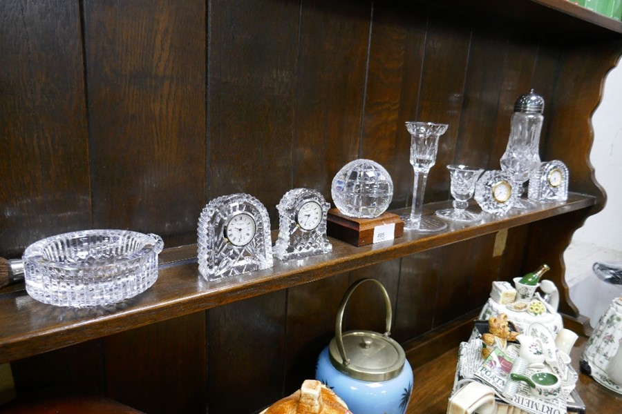 Four Waterford crystal clocks and other Waterford items - Image 5 of 8