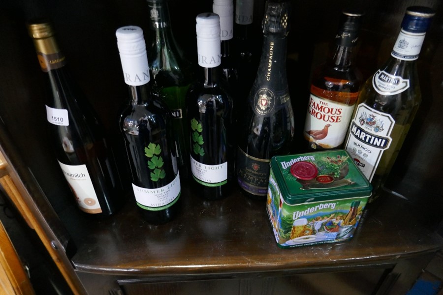 A quantity of alcoholic drinks including Whiskey and Martini - Image 2 of 2