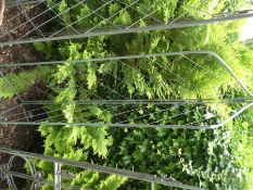 2 leaf folding garden trellis