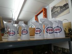 Esso oil cans x 5