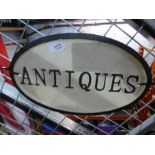 Large antique sign