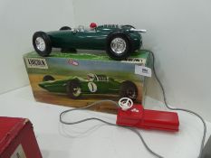 Lincoln International 1960s battery operated racing car, in box