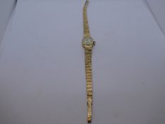 Vintage ladies 9ct yellow gold 'Rotary' wristwatch, marked 375, gross weight