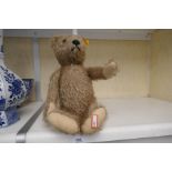 A small Steiff teddy bear