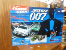 Carrera large James Bond Die Another Day slot car racing set, unused