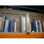 A large quantity of hardback and paperback books to include Lawrence of Arabia, Church Hill folios,