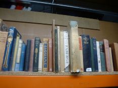 A large quantity of hardback and paperback books to include Lawrence of Arabia, Church Hill folios,