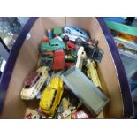 A quantity of playworn Dinky vehicles