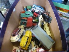 A quantity of playworn Dinky vehicles
