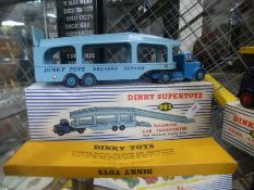 Dinky Supertoys 982 Pullmore Car Transporter complete with loading ramp, in original box in very goo