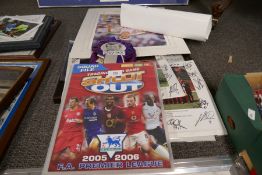 Football signatures, Athletic signatures, etc to include Usain Bolt, Wayne Rooney and Ronaldo