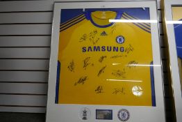 Of football interest, a Chelsea away football shirt, 'FA Cup Winners 2009' vs Everton, signed by Che