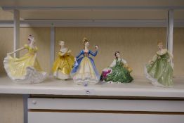 Five Royal Doulton ladies, HN2379, 2315, 2269, 2474, 2193