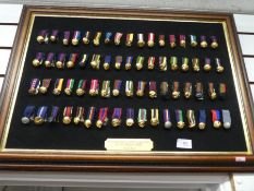 Regimental buttons and ribbons of the British Army