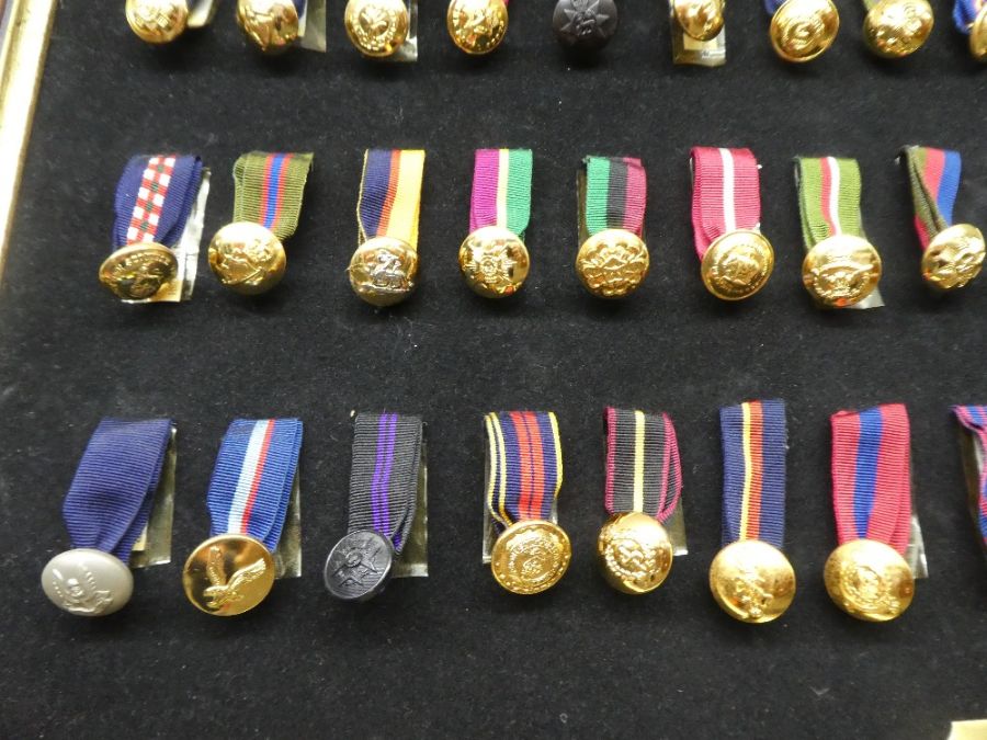 Regimental buttons and ribbons of the British Army - Image 2 of 3